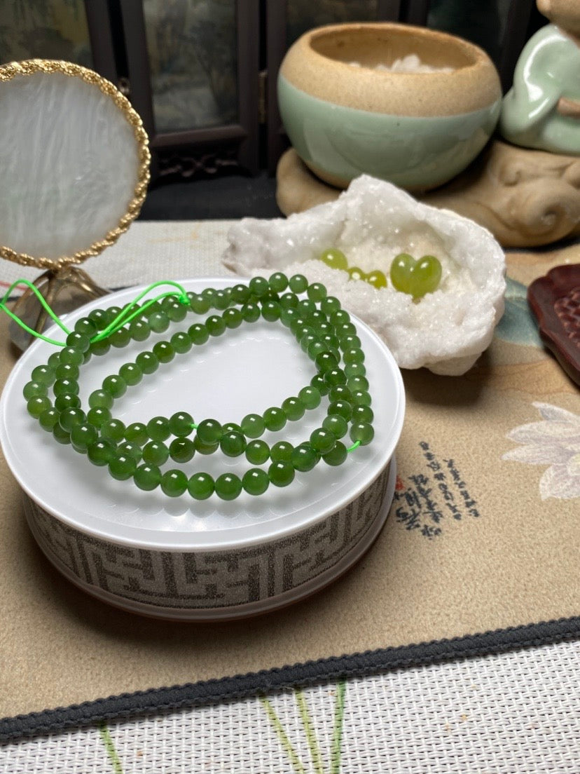 Green Crystal Intention Bracelet